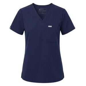 FIGS Womens XXS Technical Medical Nursing Doctor Uniform One Pocket Scrub Top